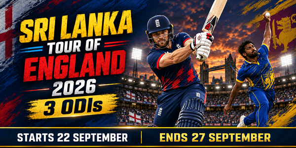 England versus Sri Lanka series artwork