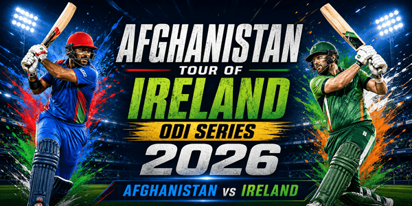 Ireland vs Afghanistan series artwork