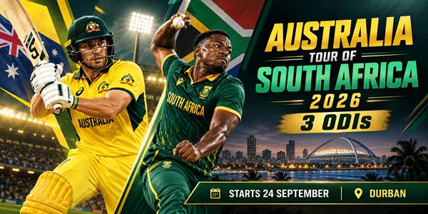 South Africa versus Australia series artwork