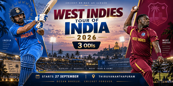 India versus West Indies series artwork