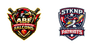ABF and STKNP team logos