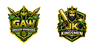 GAW and JK team logos