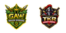 GAW and TKR team logos