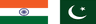 INDW and PAKW team logos
