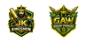 JK and GAW team logos